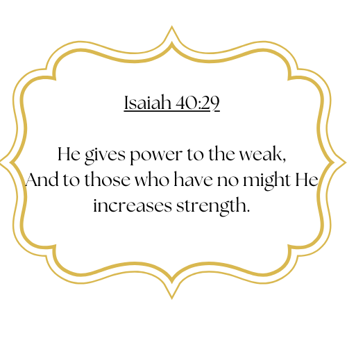 Day At The Spa - Isaiah 40:29