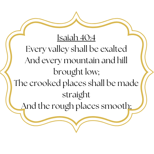Coastal Cottage - Isaiah 40:4