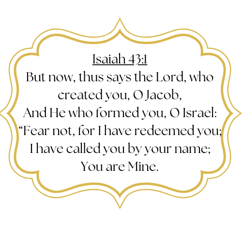 White Eucalyptus - Isaiah 43:1