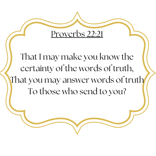 Strawberries and Cream - Proverbs 22:21
