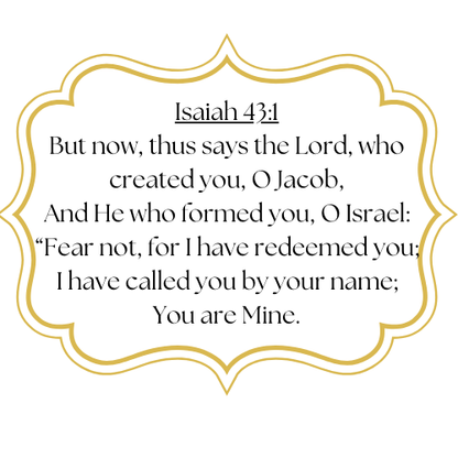White Eucalyptus - Isaiah 43:1