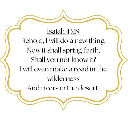 Sea Minerals - Isaiah 43:19