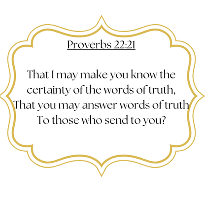 Strawberries and Cream - Proverbs 22:21