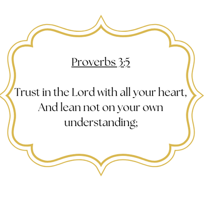 Sweet Vanilla Caramel - Proverbs 3:5